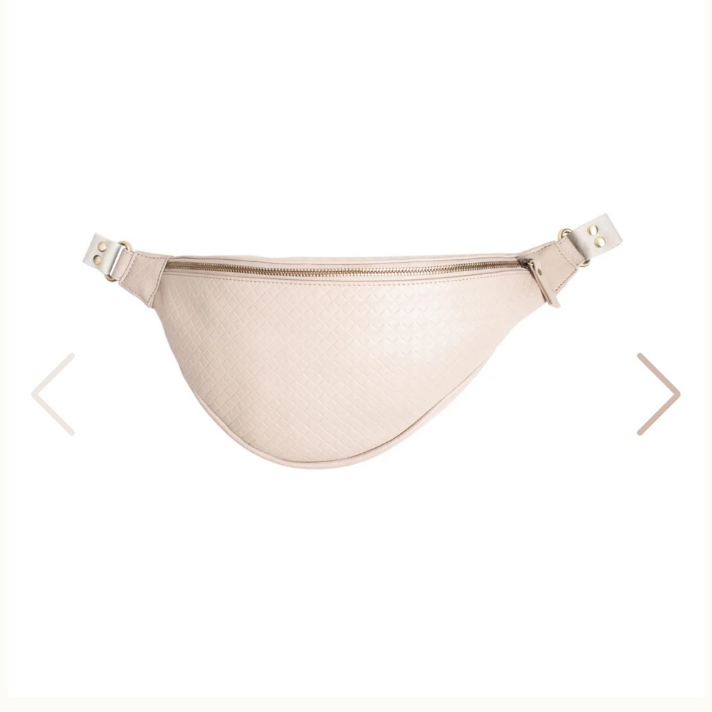 Andar Tatum - Crema Woven Bum Bag